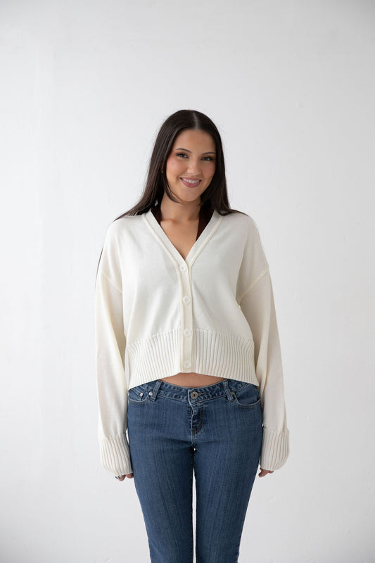 Vanilla Wool Cardigan