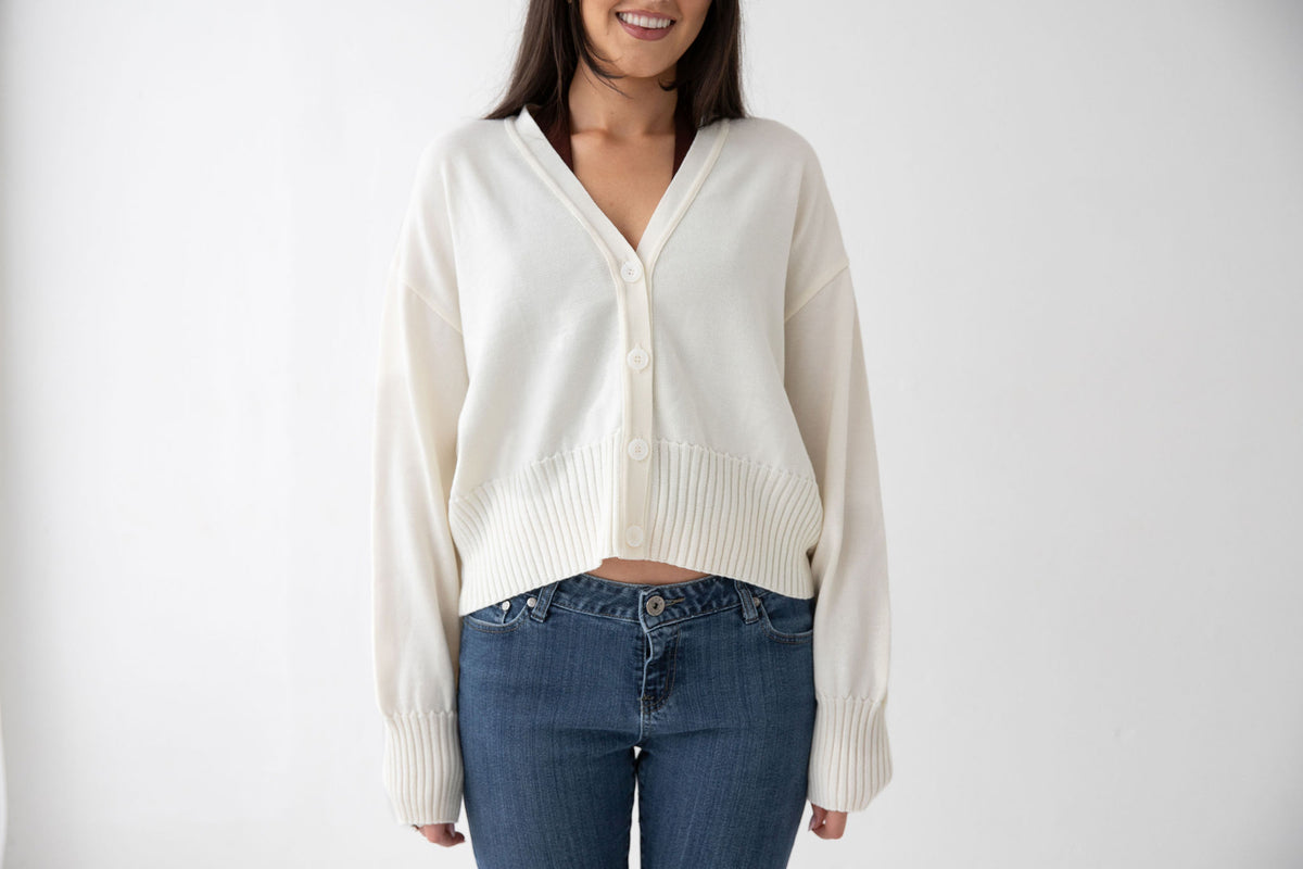 Vanilla Wool Cardigan