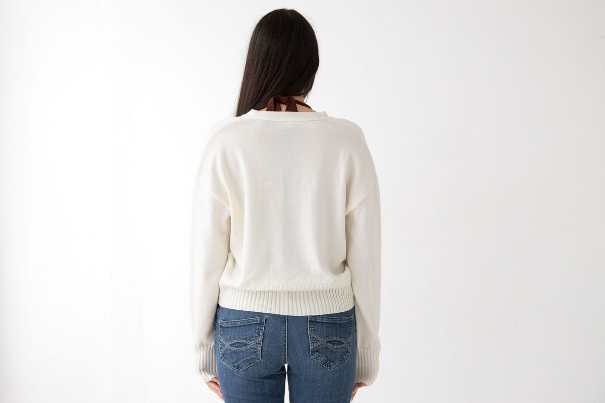 Vanilla Wool Cardigan